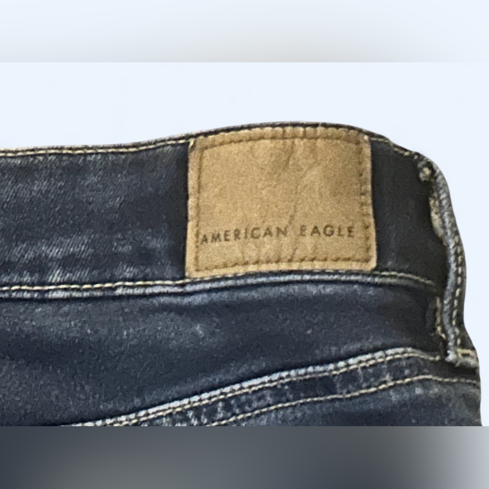 American Eagle Distressed Denim Cutoff Shorts | Size 8 - Picture 5 of 5